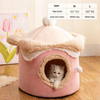 New Ice Cream House Pet Nest Cute Princess Cat House Fun Cat Nest Autumn And Winter Warm