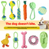 Dog Teeth-resistant Cotton Rope Toy Small, Medium And Large Dog Toy Rope Knot Toy