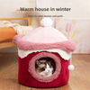 New Ice Cream House Pet Nest Cute Princess Cat House Fun Cat Nest Autumn And Winter Warm